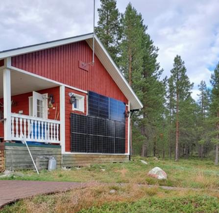 Aurinkosähkö mökille